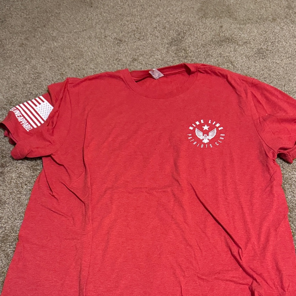 Patriotic Red Short Sleeve Tee